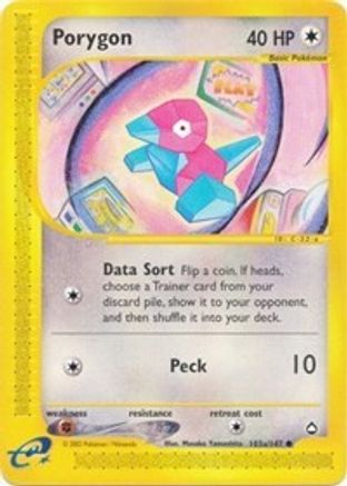 Porygon (103b) 103b Aquapolis - Common