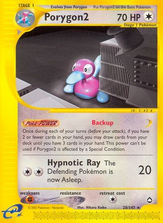 Porygon2 028 Aquapolis - Rare