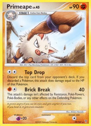 Primeape 039 Supreme Victors - Rare