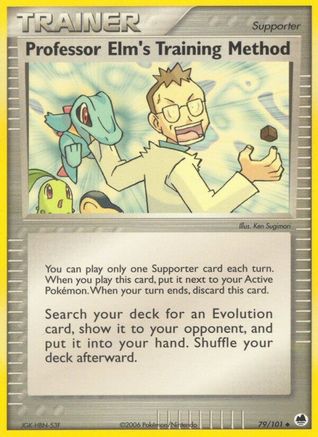 Professor Elm's Training Method 079/101 Dragon Frontiers - Uncommon