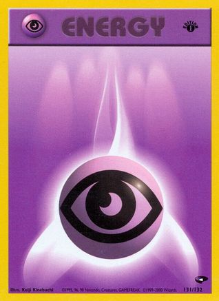 Psychic Energy 131/132 - 1st Edition Gym Challenge - Common