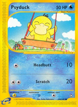 Psyduck 104 Aquapolis - Common