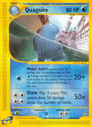 Quagsire 030 Aquapolis - Rare