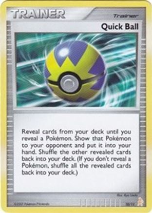 Quick Ball 010 DP Trainer Kit Manaphy & Lucario - Common