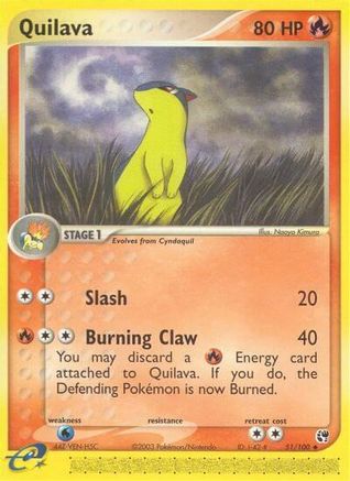 Quilava 051/100 Sandstorm - Uncommon