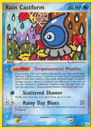 Rain Castform 023 Hidden Legends - Rare