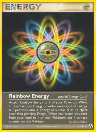 Rainbow Energy 081/92 Legend Maker - Rare