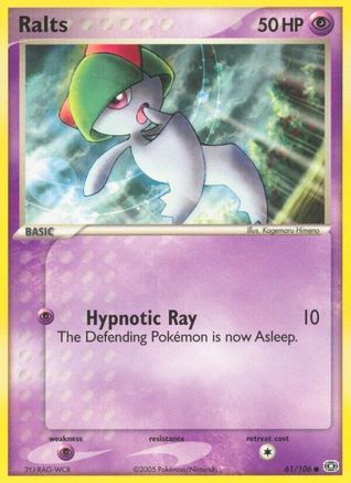 Ralts 061 - Reverse Holofoil Emerald - Common