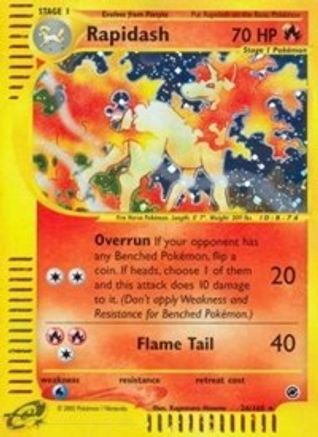Rapidash (26) 026 - Reverse Holofoil Expedition - Holo Rare