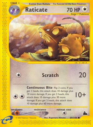 Raticate 089 Skyridge - Common