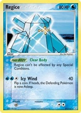Regice 027 - Reverse Holofoil Holon Phantoms - Rare