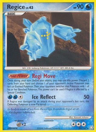 Regice 036 Legends Awakened - Rare