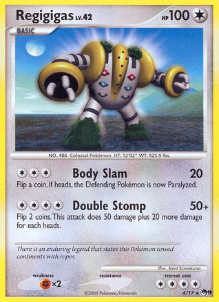 Regigigas 004 POP Series 9 - Rare