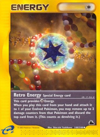 Retro Energy 144 - Reverse Holofoil Skyridge - Uncommon