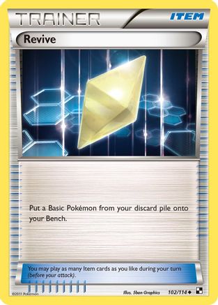 Revive 102/114 - Reverse Holofoil Black and White - Uncommon