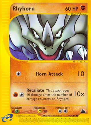 Rhyhorn 091 Skyridge - Common