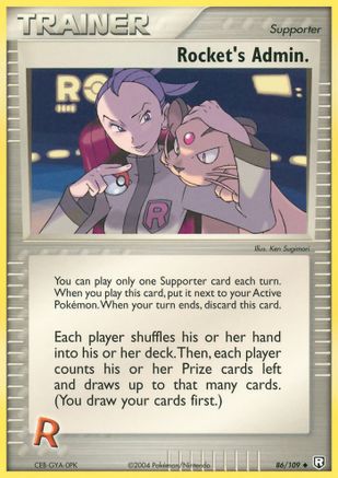 Rocket's Admin. 086/109 Team Rocket Returns - Uncommon
