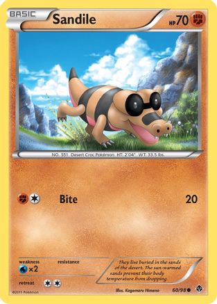 Sandile 060 - Reverse Holofoil Emerging Powers - Common