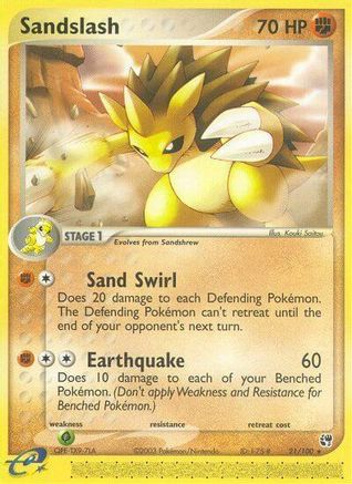 Sandslash 021/100 Sandstorm - Rare