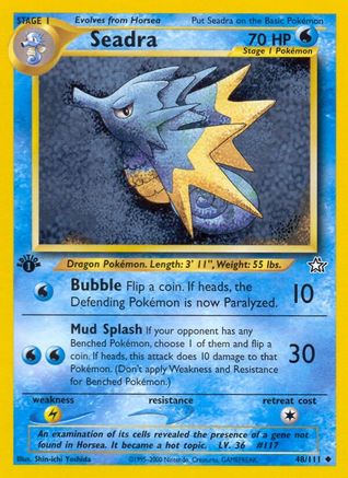 Seadra 048/111 - 1st Edition Neo Genesis - Uncommon
