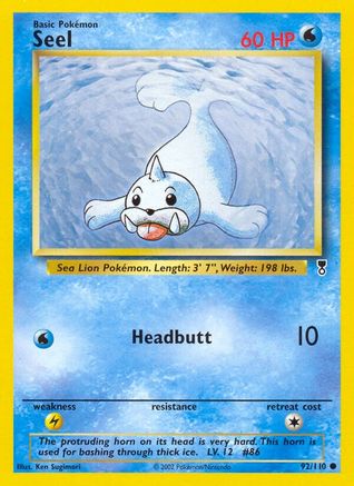 Seel 092/110 Legendary Collection - Common