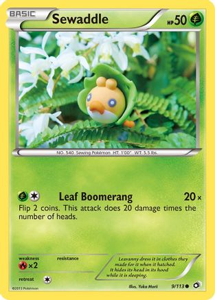 Sewaddle (9) 009/113 Legendary Treasures - Common