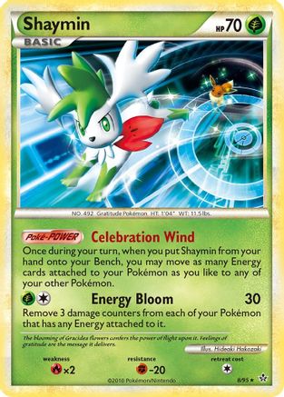 Shaymin 008 - Holofoil Unleashed - Holo Rare