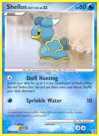 Shellos East Sea 106/132 Secret Wonders - Common