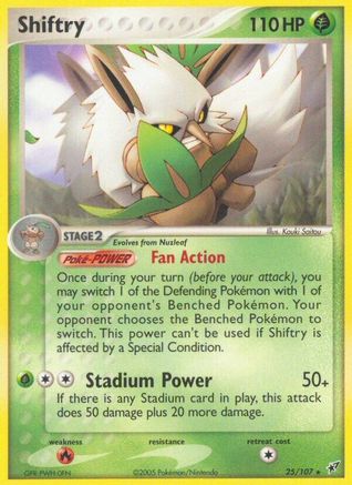 Shiftry 025 Deoxys - Rare