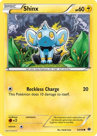 Shinx (43) 043 - Reverse Holofoil Next Destinies - Common