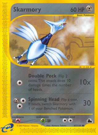 Skarmory 097 - Reverse Holofoil Skyridge - Common
