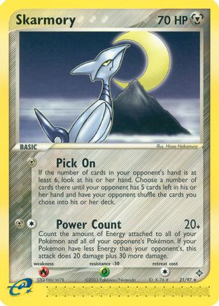 Skarmory 021/97 Dragon - Rare