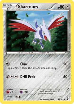 Skarmory (95) 095 Boundaries Crossed - Uncommon