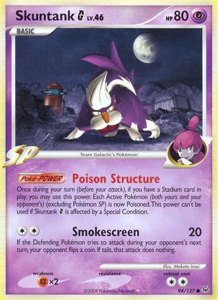 Skuntank G 094/127 - Reverse Holofoil Platinum - Common