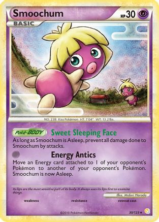 Smoochum 030/123 HeartGold SoulSilver - Rare