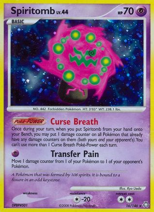 Spiritomb 016 - Holofoil Legends Awakened - Holo Rare