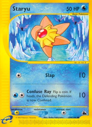 Staryu (104) 104 - Reverse Holofoil Skyridge - Common