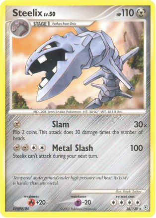 Steelix 038 - Reverse Holofoil Diamond and Pearl - Rare