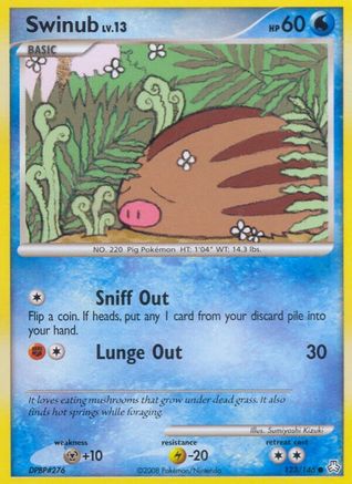 Swinub 123 Legends Awakened - Common