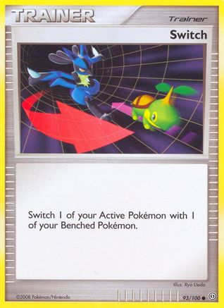 Switch 093/100 - Reverse Holofoil Stormfront - Common