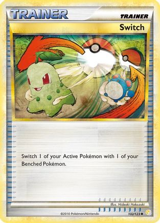 Switch 102/123 - Reverse Holofoil HeartGold SoulSilver - Uncommon