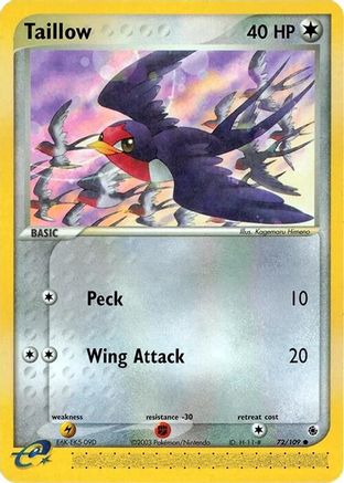 Taillow 072/109 Ruby and Sapphire - Common