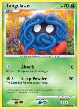 Tangela (76) 076 - Reverse Holofoil Arceus - Common