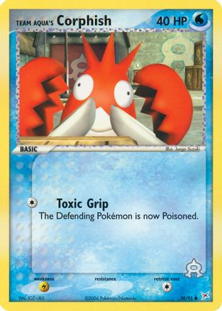 Team Aqua's Corphish 050/95 - Reverse Holofoil Team Magma vs Team Aqua - Common