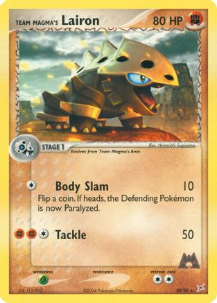 Team Magma's Lairon 020/95 Team Magma vs Team Aqua - Rare