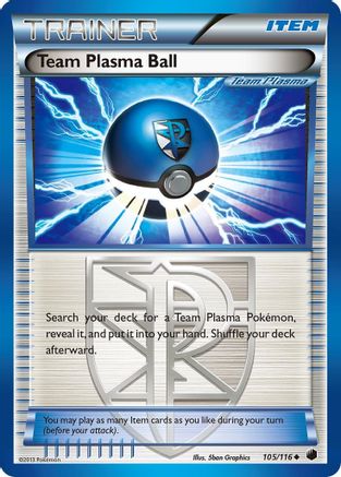 Team Plasma Ball (Team Plasma) 105/116 Plasma Freeze - Uncommon