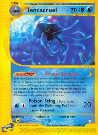 Tentacruel 038 Aquapolis - Rare