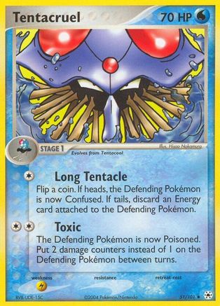 Tentacruel 051 - Reverse Holofoil Hidden Legends - Uncommon