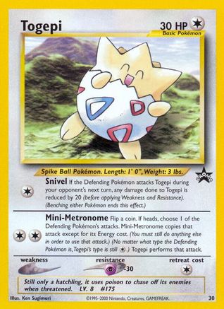 Togepi 030/53 WoTC Promo - Promo