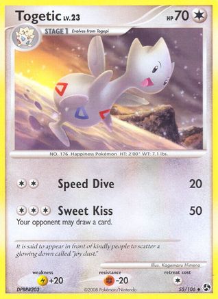 Togetic 055 - Reverse Holofoil Great Encounters - Uncommon